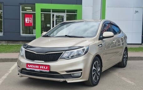 KIA Rio III рестайлинг, 2015 год, 671 000 рублей, 1 фотография