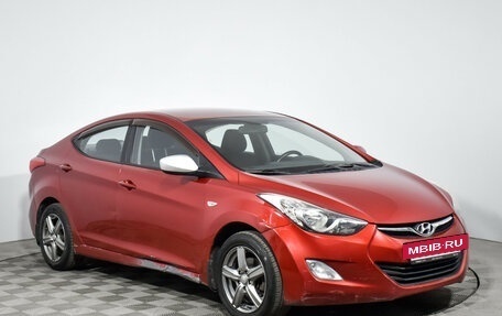 Hyundai Elantra V, 2012 год, 849 000 рублей, 3 фотография