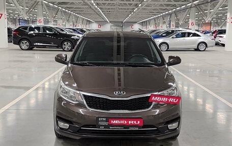 KIA Rio III рестайлинг, 2015 год, 1 050 000 рублей, 2 фотография
