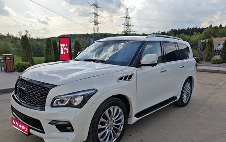 Infiniti QX80 I рестайлинг, 2015 год, 3 825 000 рублей, 1 фотография