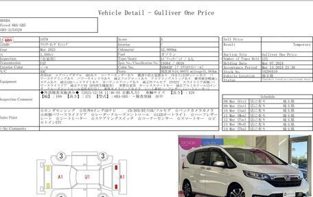 Honda Freed II, 2021 год, 2 050 000 рублей, 40 фотография
