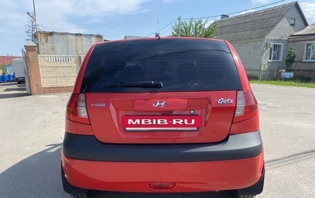 Hyundai Getz I рестайлинг, 2008 год, 595 000 рублей, 6 фотография