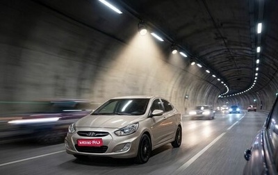 Hyundai Solaris II рестайлинг, 2012 год, 570 000 рублей, 1 фотография