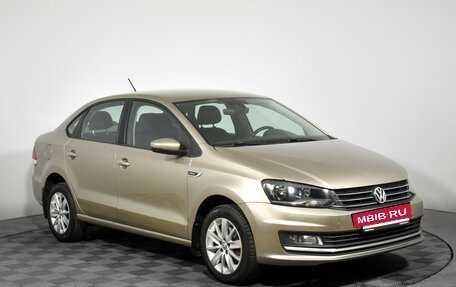 Volkswagen Polo VI (EU Market), 2016 год, 1 095 000 рублей, 3 фотография