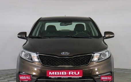 KIA Rio III рестайлинг, 2016 год, 1 197 000 рублей, 2 фотография