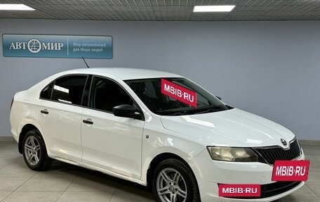 Skoda Rapid I, 2014 год, 899 000 рублей, 3 фотография