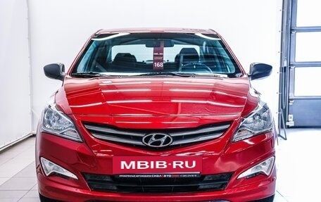 Hyundai Solaris II рестайлинг, 2015 год, 990 000 рублей, 2 фотография