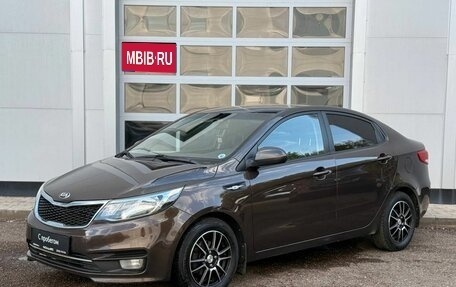 KIA Rio III рестайлинг, 2016 год, 1 050 000 рублей, 1 фотография