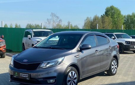 KIA Rio III рестайлинг, 2015 год, 990 000 рублей, 1 фотография