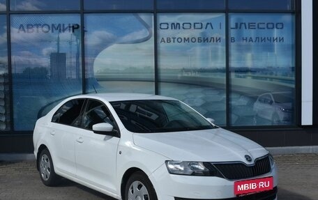 Skoda Rapid I, 2014 год, 744 000 рублей, 3 фотография