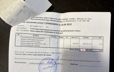 Ford Kuga III, 2012 год, 1 070 000 рублей, 22 фотография