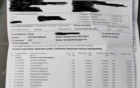 Toyota Corolla, 2017 год, 700 000 рублей, 7 фотография