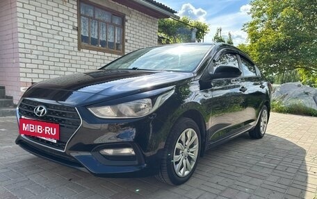 Hyundai Solaris II рестайлинг, 2017 год, 1 195 000 рублей, 14 фотография