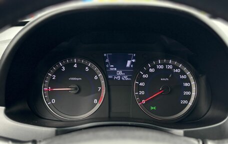 Hyundai Solaris II рестайлинг, 2013 год, 800 000 рублей, 22 фотография