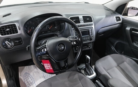 Volkswagen Polo VI (EU Market), 2016 год, 1 169 000 рублей, 13 фотография