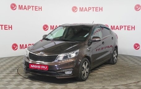 KIA Rio III рестайлинг, 2015 год, 928 000 рублей, 1 фотография