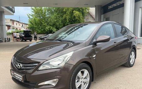 Hyundai Solaris II рестайлинг, 2016 год, 975 000 рублей, 3 фотография
