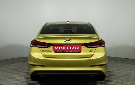 Hyundai Elantra VI рестайлинг, 2017 год, 1 699 000 рублей, 7 фотография