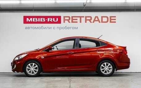 Hyundai Solaris II рестайлинг, 2011 год, 790 000 рублей, 9 фотография