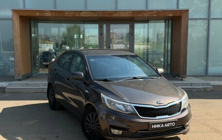 KIA Rio III рестайлинг, 2016 год, 880 000 рублей, 3 фотография