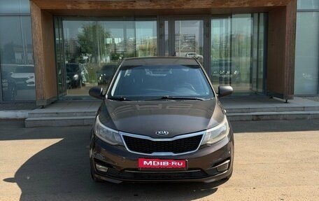 KIA Rio III рестайлинг, 2016 год, 880 000 рублей, 2 фотография
