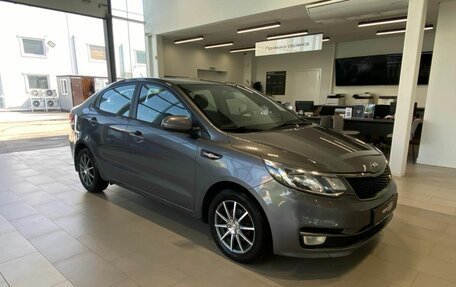 KIA Rio III рестайлинг, 2015 год, 767 200 рублей, 2 фотография