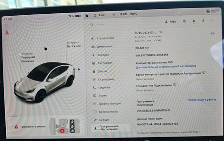 Tesla Model Y I, 2020 год, 3 700 000 рублей, 19 фотография