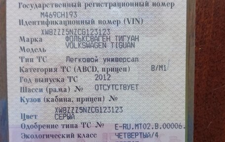 Volkswagen Tiguan I, 2012 год, 859 000 рублей, 19 фотография