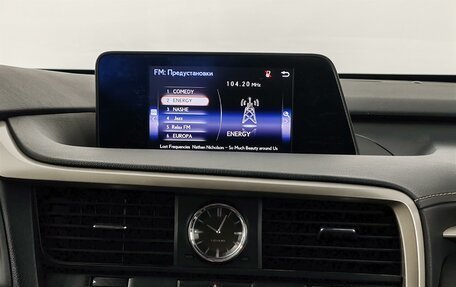 Lexus RX IV рестайлинг, 2016 год, 3 499 000 рублей, 15 фотография
