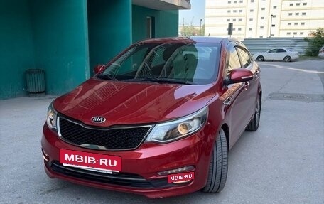 KIA Rio III рестайлинг, 2016 год, 1 050 000 рублей, 27 фотография