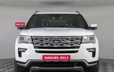 Ford Explorer VI, 2018 год, 3 147 000 рублей, 3 фотография