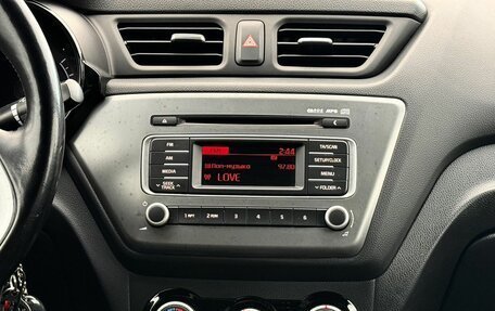 KIA Rio III рестайлинг, 2016 год, 1 199 000 рублей, 24 фотография