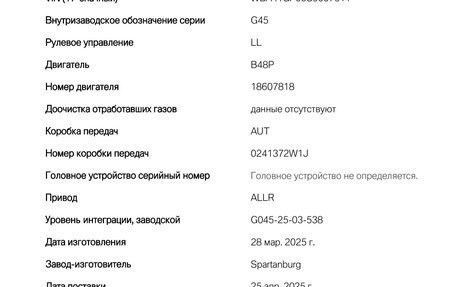 BMW X3, 2025 год, 8 500 000 рублей, 28 фотография