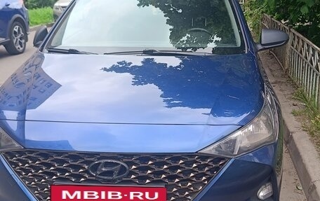 Hyundai Solaris II рестайлинг, 2021 год, 1 350 000 рублей, 14 фотография