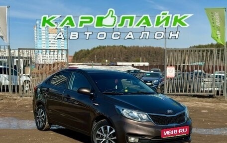 KIA Rio III рестайлинг, 2016 год, 949 000 рублей, 1 фотография