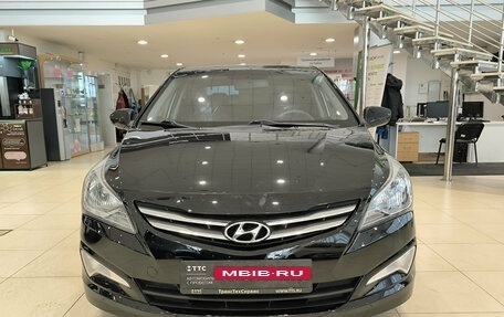 Hyundai Solaris II рестайлинг, 2015 год, 874 000 рублей, 2 фотография