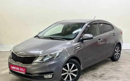 KIA Rio III рестайлинг, 2016 год, 857 000 рублей, 1 фотография