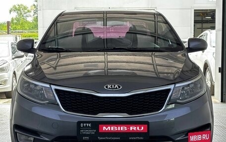KIA Rio III рестайлинг, 2015 год, 999 000 рублей, 2 фотография