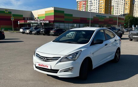 Hyundai Solaris II рестайлинг, 2014 год, 990 000 рублей, 21 фотография