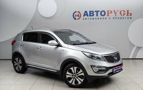 KIA Sportage III, 2013 год, 1 358 000 рублей, 1 фотография