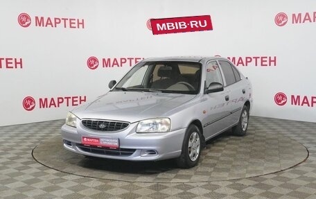 Hyundai Accent II, 2004 год, 380 000 рублей, 1 фотография