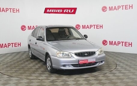 Hyundai Accent II, 2004 год, 380 000 рублей, 3 фотография