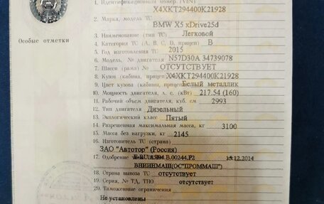 BMW X5, 2015 год, 4 900 000 рублей, 7 фотография
