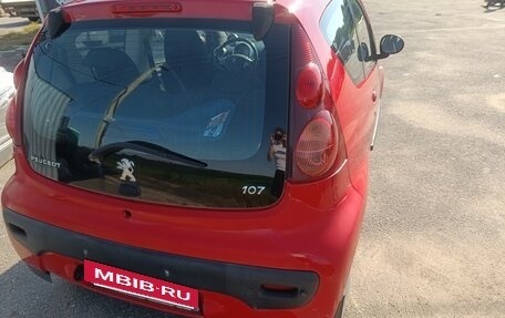 Peugeot 107 I рестайлинг, 2012 год, 350 000 рублей, 3 фотография
