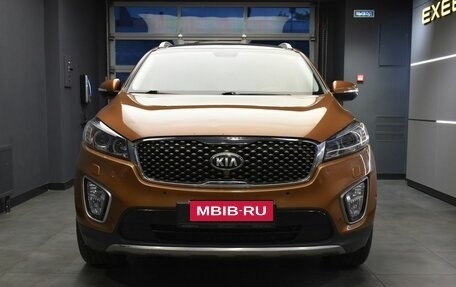 KIA Sorento III Prime рестайлинг, 2016 год, 2 635 000 рублей, 2 фотография