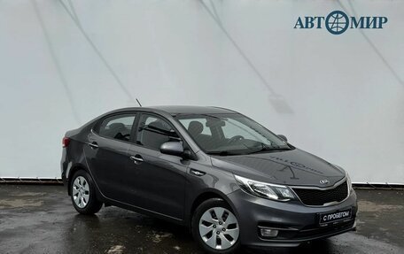 KIA Rio III рестайлинг, 2016 год, 998 000 рублей, 3 фотография