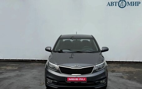 KIA Rio III рестайлинг, 2016 год, 998 000 рублей, 2 фотография