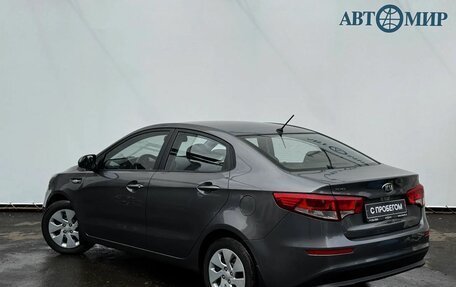 KIA Rio III рестайлинг, 2016 год, 998 000 рублей, 6 фотография