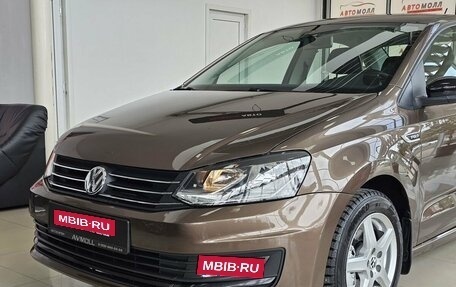 Volkswagen Polo VI (EU Market), 2017 год, 1 379 000 рублей, 3 фотография
