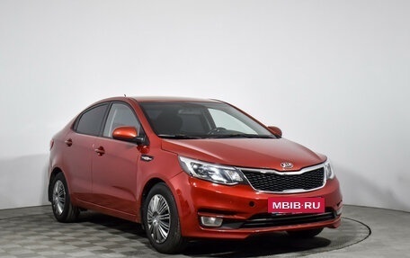 KIA Rio III рестайлинг, 2016 год, 949 000 рублей, 3 фотография